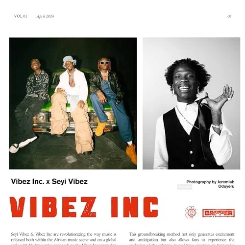 Vibez Inc.: Seyi Vibez - Instagram
