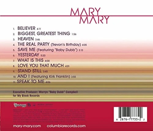 Mary Mary - One Minute