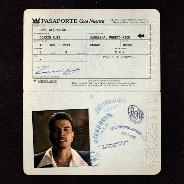 Rauw Alejandro - Pasaporte